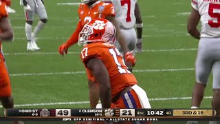 Clemson WR Cornell Powell 28 Yard Touchdown vs Ohio State | 2021 College Football