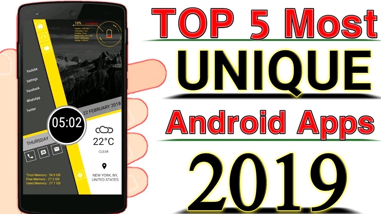 Top 5 Latest UNIQUE Android Apps of 2019 | TOP 5 Best Android APPS 2019|