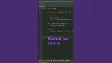 number format exception in java