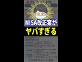 つみたてNISAが改正で恒久化＆無期限に？【非課税限度額・成長投資枠】 #Shorts