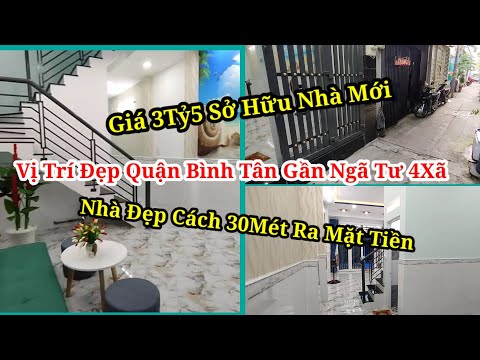 Video Nhà Bán Quận Bình Tân Đường Lê Văn Quới Gần Ngã Tư 4Xã... - youtube