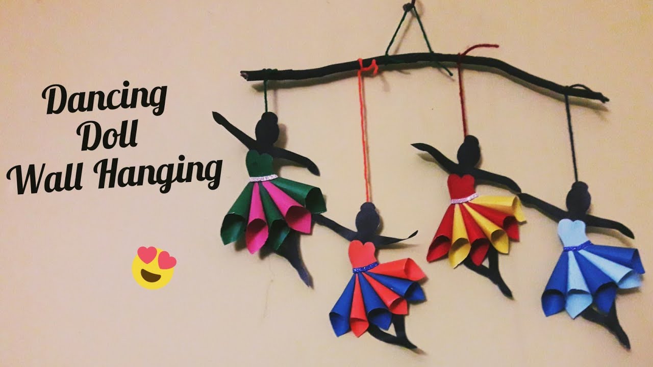 DIY Wall Hanging Ideas || How To Make Dancing Dolls Easily At Home For Decorations Crafts || UNIQUE👌