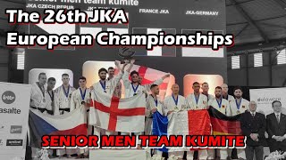 The 26th JKA European Championship - Senior Men Team Kumite Finals