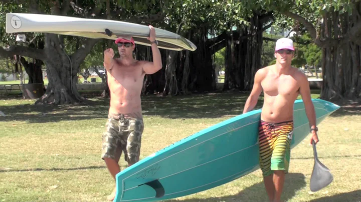 Actor/Waterman Ingo Rademacher teaches SUP Lesson ...