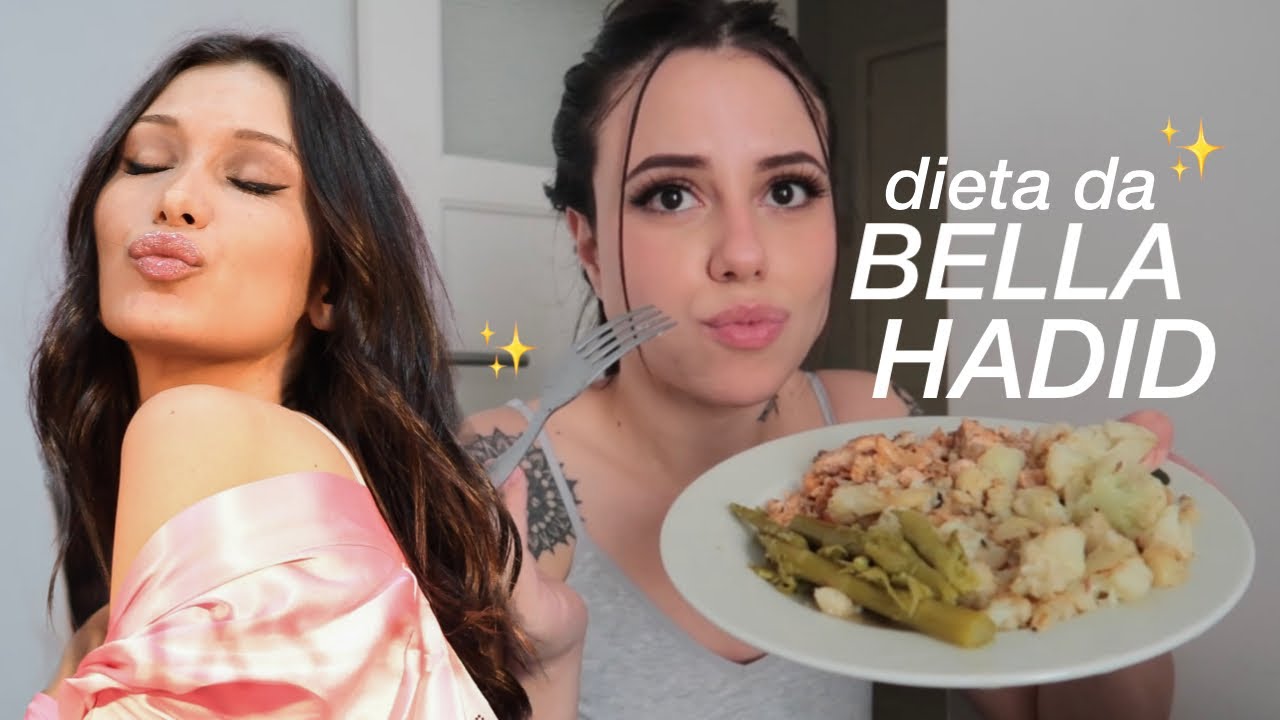 TENTEI SEGUIR A DIETA DA BELLA HADID POR UM DIA - YouTube