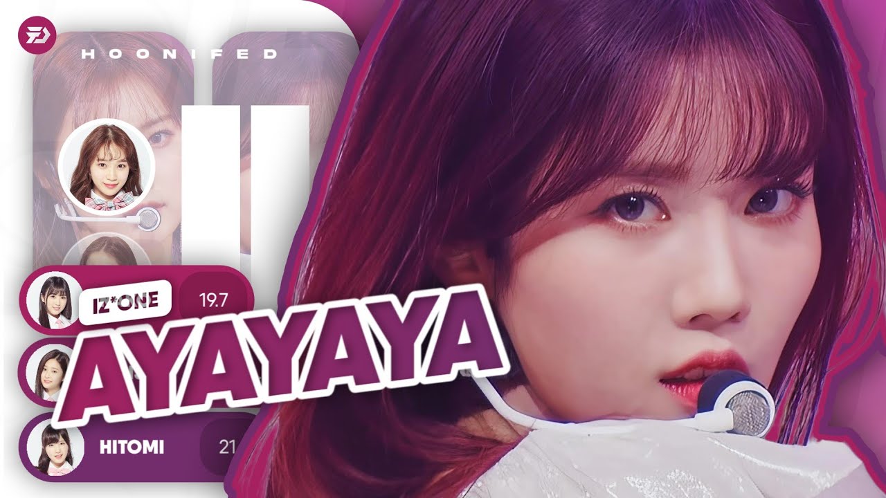 IZ*ONE (아이즈원) - 'AYAYAYA' | Line Distribution - YouTube