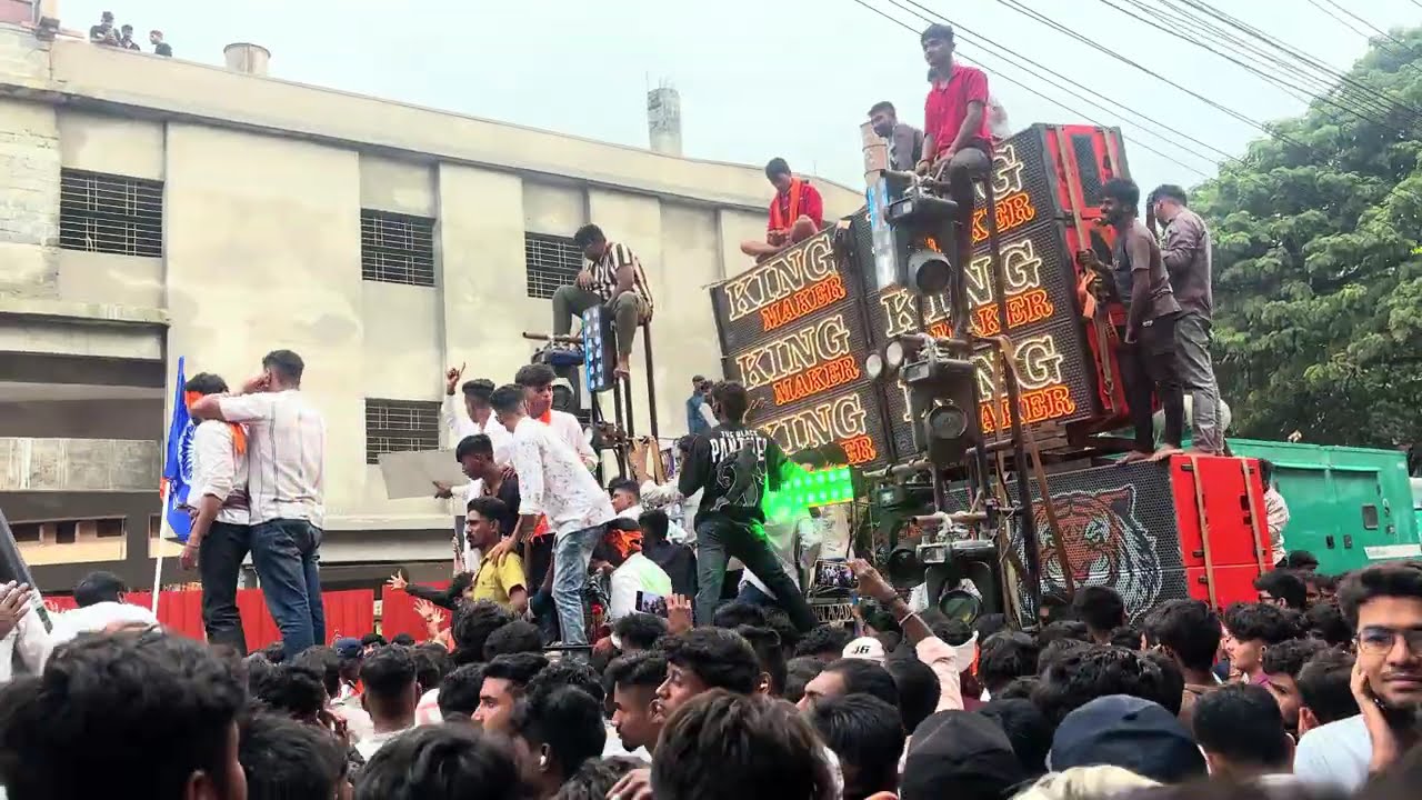 Dharwad Ganesh Chaturthi 2025 ||Part -2 || #djcomiptition #ganeshchaturthi #kannada #kingmaker 