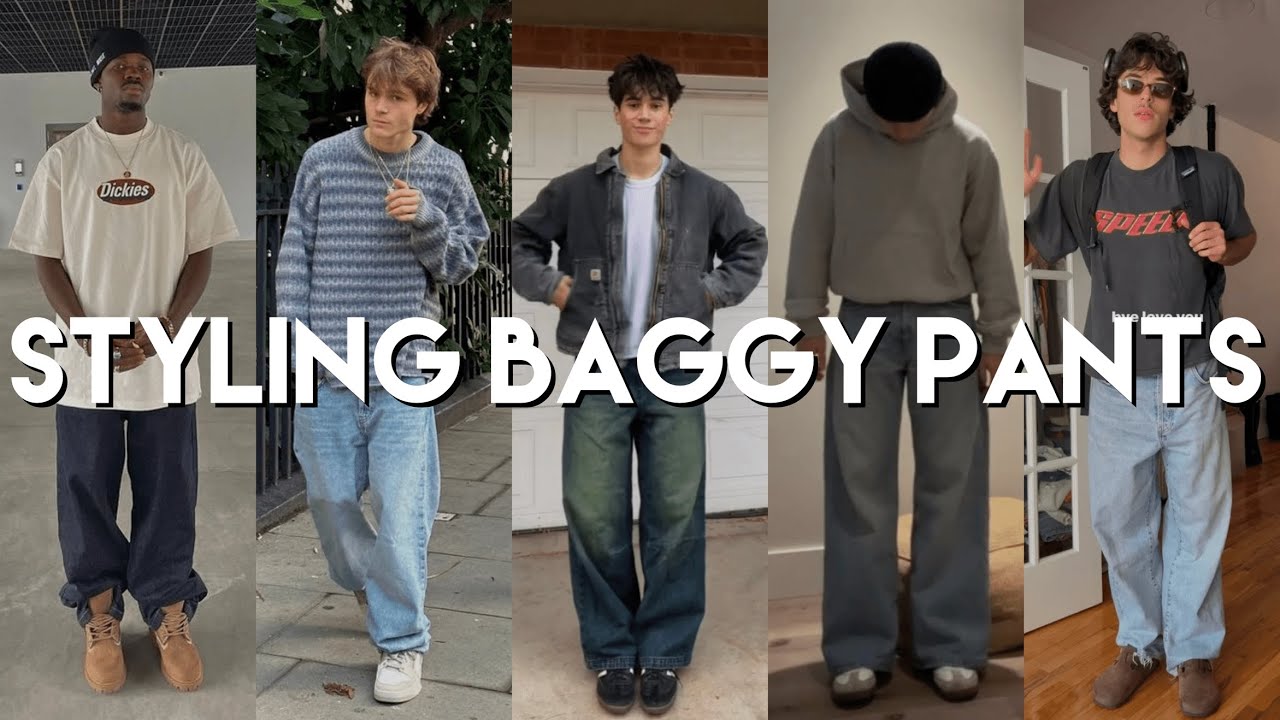 Styling Baggy Jeans | Men's Spring Outfit Ideas | Men's Fashion Style ...