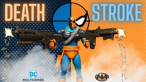 McFarlane DC Multiverse Deathstroke The Terminator Collectors Edition Batman Action Figure Review