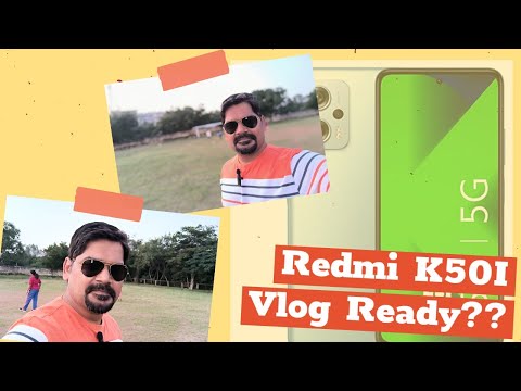 Redmi k50i is good for vlogging? Camera test and Video Samples #redmik50i @CTR2K