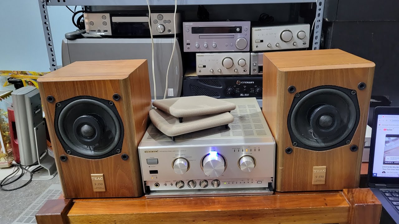 Test bàn giao loa teac s 350 cho anh khách ở thanh hóa.lh