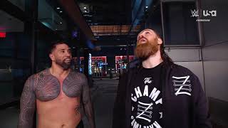 Jey Uso Escapes The Judgement Day And Runs Into Sami Zayn  WWE RAW 4/15/2024
