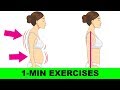 1-Minute Exercises To Improve Posture and Reduce Back Pain
