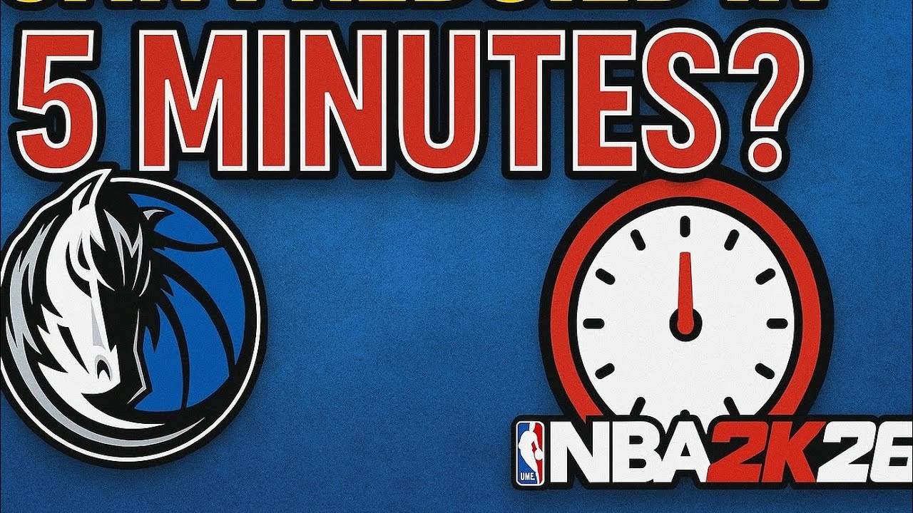 5 minute rebuild challenge in NBA 2K26
