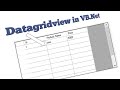 Datagridview control in vb.net| properties, methods and events in hindi