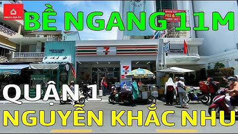 Bán nhà mặt tiền QUẬN 1 số  25  - 27 NGUYỄN KHẮC NHU, NGANG 11M - Mã sp: SK884