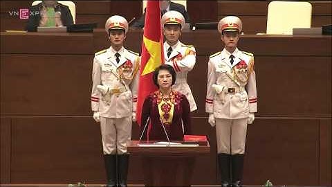 Tân Chủ tịch Quốc hội Nguyễn Thị Kim Ngân tuyên thệ nhậm chức