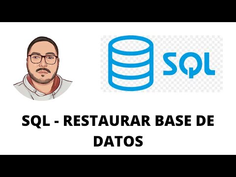 SQL - RESTAURAR BACKUP