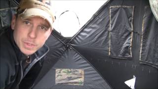 Big Game Treestands Redemption Blind and Folding Highback Chair.wmv