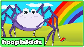 Vignette de la vidéo "Itsy Bitsy Spider | Incy Wincy Spider | Nursery Rhymes by HooplaKidz"