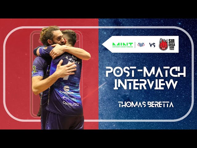 THOMAS BERETTA | Post-match interview vs Perugia (Game 4)