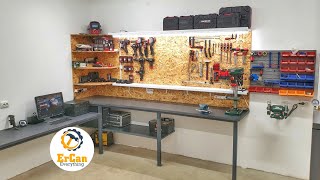 DIY Dream Workshop Garage - Transforming an old room into a Man Cave with using Parkside Tools