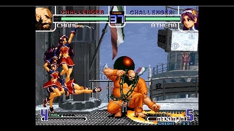 KOF 2002 BUG CHANG VS ATHENA TASK OVER!!