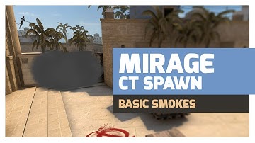 Mirage CT SPAWN Smoke - Basic Smokes CS:GO (Active ✔️)