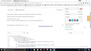 Leetcode 132  Palindrome Partitioning II