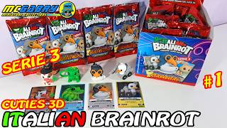 SKIFIDOL ITALIAN BRAINROT CUTIES 3D SERIE 3 N.1 UNBOXING ACTION FIGURE ITALIAN BRAINROT TCG