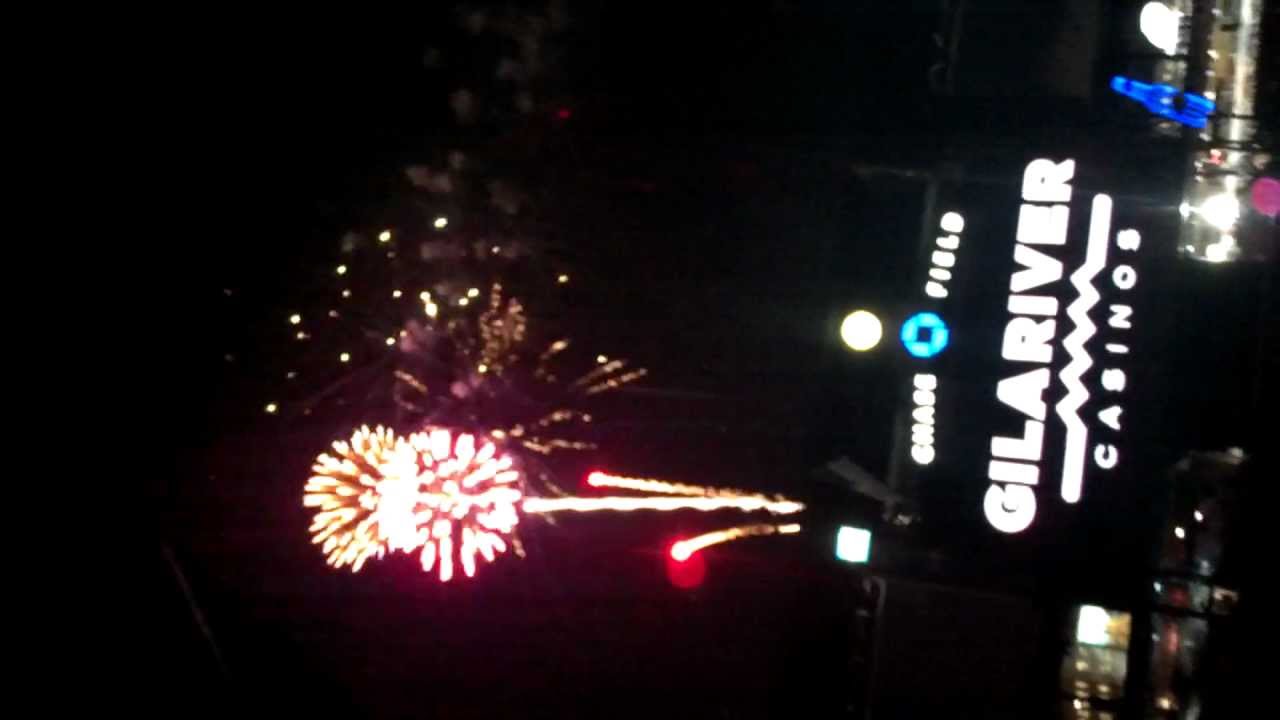 Chase field firework show YouTube