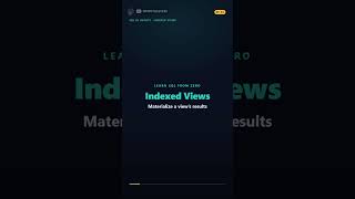 EP81   SQL Indexed Views Explained
