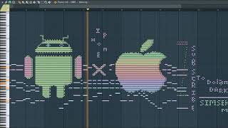 Video thumbnail of "Apple vs Samsung, sounds satisfying - MIDI Art"