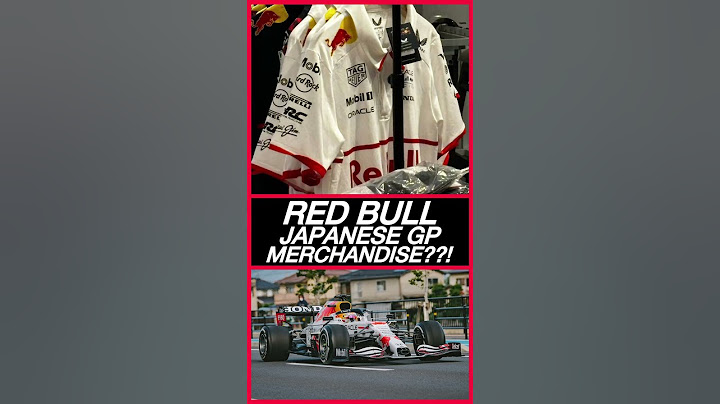 Red Bull F1 Japanese GP Merchandise #f1 #shorts #japan #redbull #asia #usa #uk #uae #2025 #car #1k