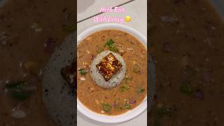 Mexican Herb Rice With Gravy😋 #food #foodie #foodlover #trending #viral #dinner #shorts #reels