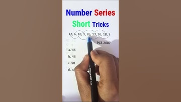 Number series Reasoning Short Tricks  #shorts #ssccgl #ssc #sscchsl #sscgd #sscmts #sscexam