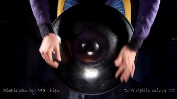 Handpan - D/A minor hexatonic 10 "Celtic minor" - Shellopan by Matthieu