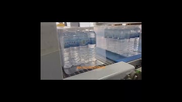 mineral water one piece PE film wrapping machine #packagingmachinefactory  #shrinkwrappingmachine