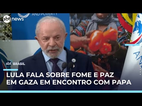 Video lula-fala-sobre-combate-a-fome-e-elogia-paz-em-gaza-em-visita-a-italia-sbt-brasil