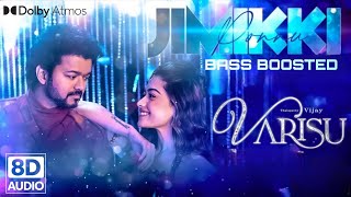 Jimikki Ponnu - Varisu I bassboosted I 8d audio 🎧 