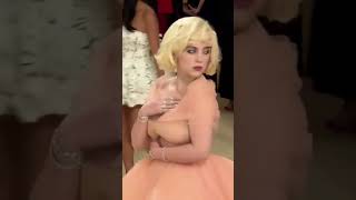 Billie Eilish || Merlin Mondroe Looks || at Met Gala 2021 red carpet #short #billieeilish