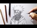 Como Desenhar o Kakashi hatake || How to draw kakashi hatake || Naruto