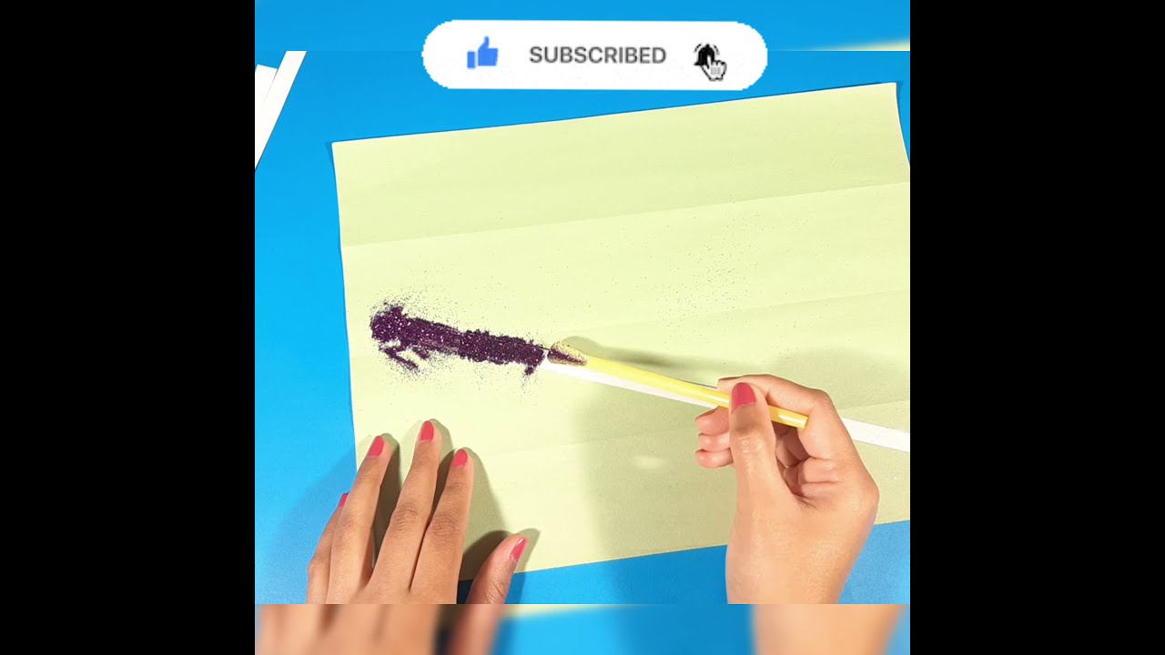 Homemade glitter washi tape 