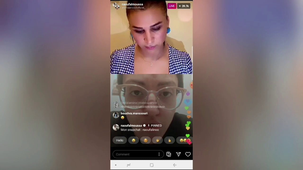 Live Sofia Taloni et Sari cool 12/04/2020