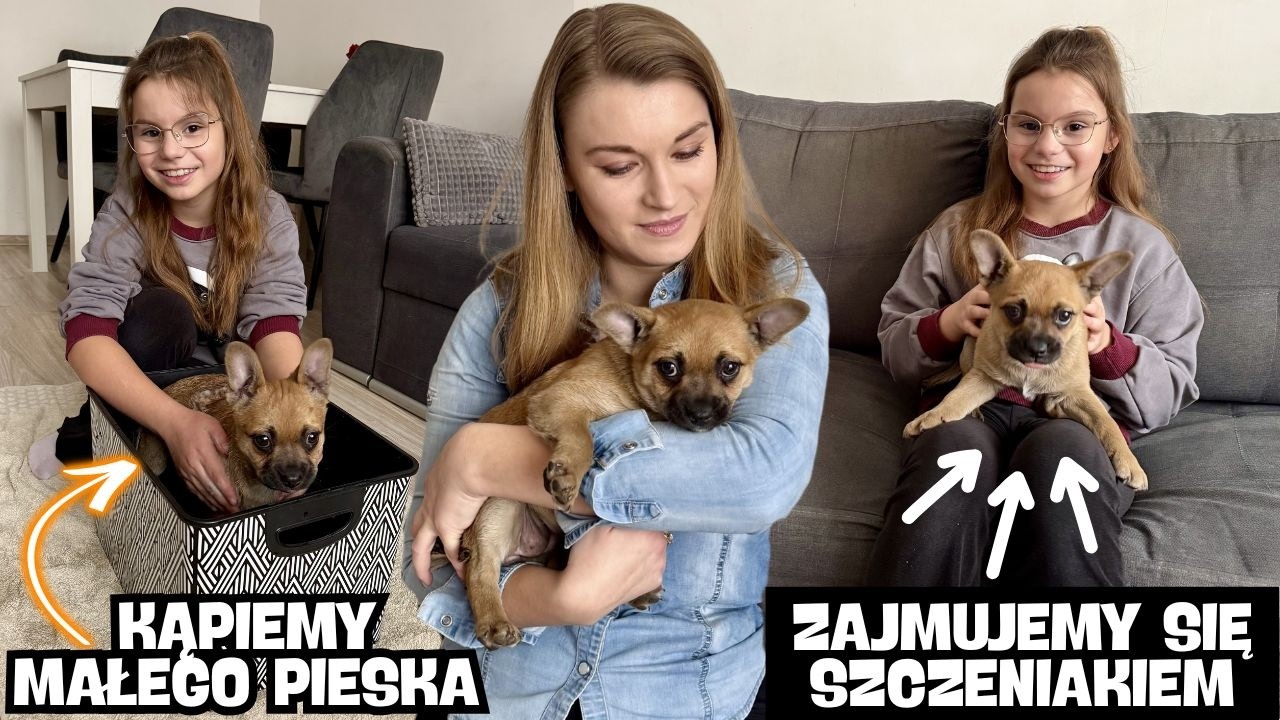Cały dzień opiekujemy się szczeniaczkiem💖💖💖