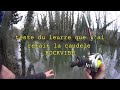 récupe de leurre dans les arbres et je fait le teste de un leurre refait et la nage est bonne