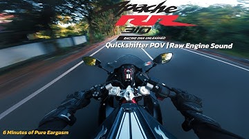 Morning  Ride on TVS Apache RR310 | Pure Stock Exhaust Eargasm | Quick Shifter POV 