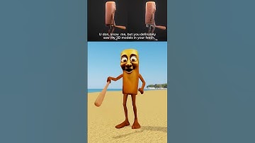 I made all Italian Brainrot as 3D model for free download, link in bio. Sahur 3d animation. #vfx #3d