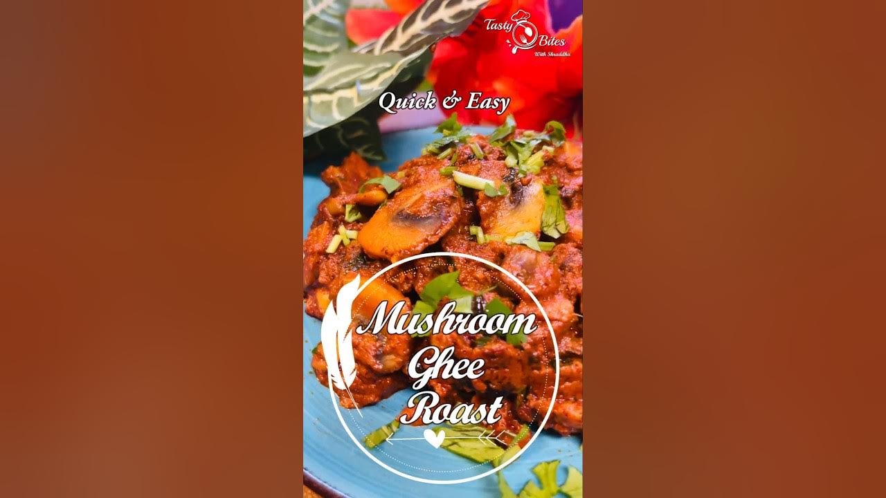 Mushroom Ghee Roast Recipe Veg Starter mushroom-ghee-roast-recipe-veg-starter