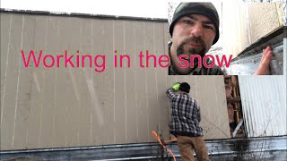 Mobile home siding part 2